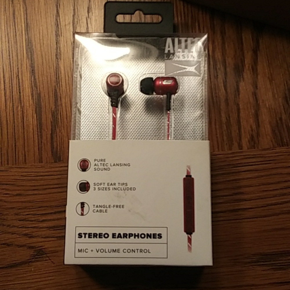 Altec Lansing Stereo Earphones